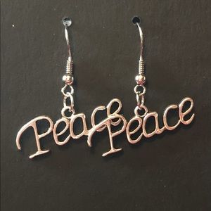 Peace Dangle Earrings